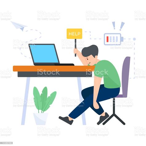 Work Pressure Stock Illustration - Download Image Now - Avatar, Illustration, Occupation - iStock