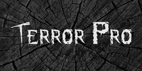 Terror Pro Font FREE Download & Similar Fonts | FontGet