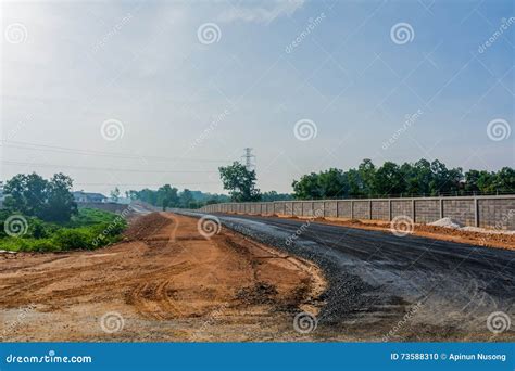 Road construction stock photo. Image of outdoor, metal - 73588310