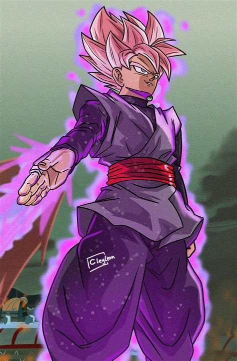 ArtStation - Goku Black Super Saiyan Rosé Fan Art