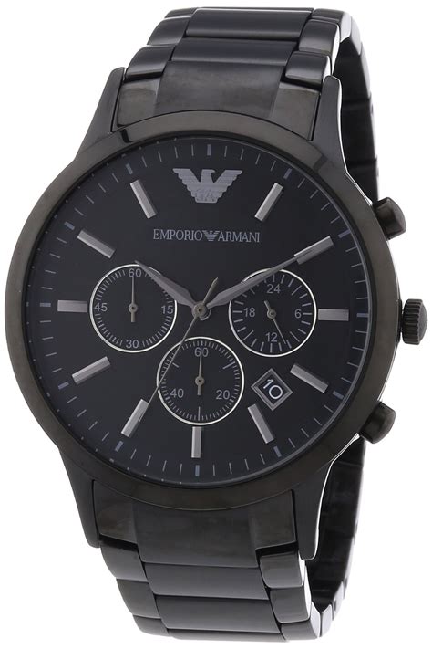 Armani Classic Chronograph Stainless Steel - Black Men's watch #AR2453 ...