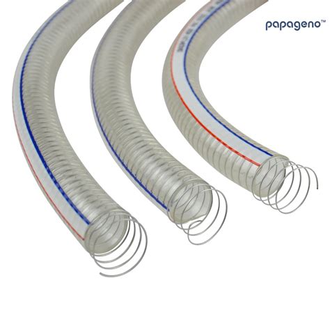 2 Inch Flexible Transparent Spring Vacuum Pump Hose - China Clear Plastic Tubing Flexible and ...