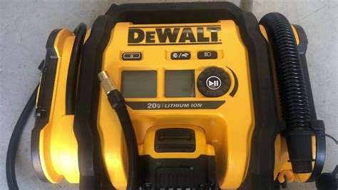 DeWalt 20V Max Cordless Air Inflator Review - YouTube