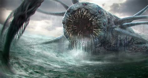 Monster from the Deep | Concept art world, Sea monster art, Monster concept art