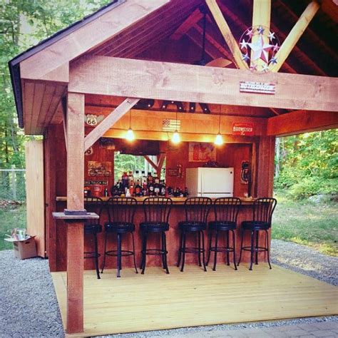 50 Pub Shed Bar Ideas For Men - Cool Backyard Retreat Designs