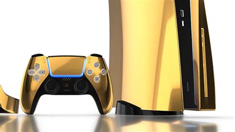 Game in style with a 24K gold PS5