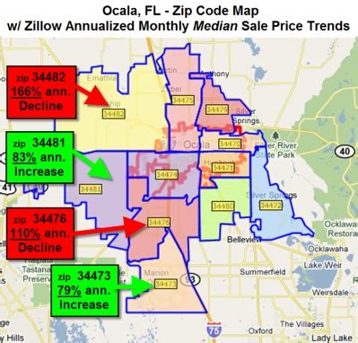 Zip Code Map Of Ocala Fl - Angela Maureene