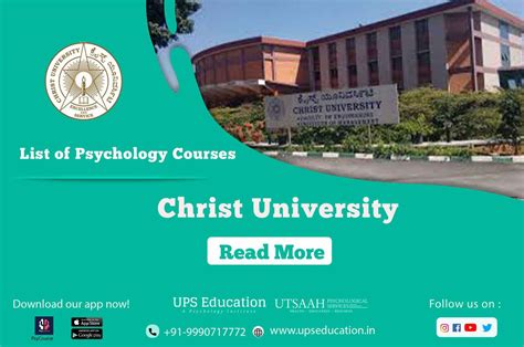 List of Psychology courses in Christ University. – ePsychology