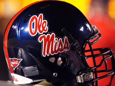 Ole Miss Football Helmet Photograph by University of Mississippi