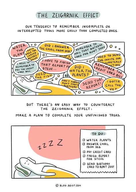 The Zeigarnik Effect: Why Unfinished Work Follows Us Home [comic]