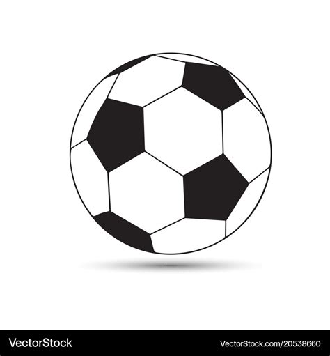 A soccer soccer-ball Royalty Free Vector Image