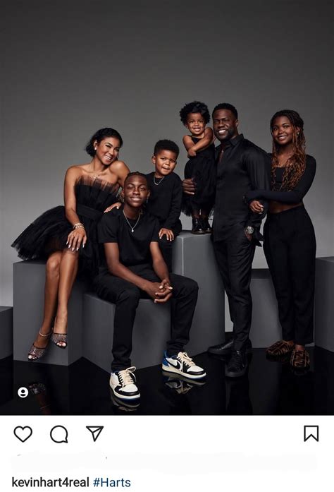 GIST JOURNAL: Comedian, Kevin Hart Shares Adorable Family Photo [See Photo]