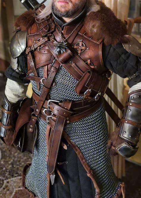 Geralt Ursine Armor Breastplate Fur / Handmade Custom Size - Etsy Australia