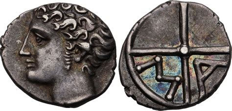 SOLD : Gaul, Massalia, AR Obol, struck c. 220-150 BC | Ancient Coin Traders