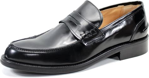 Scarpe Uomo Classiche Nere Mocassini Artigianali Made in Italy Pierre ...