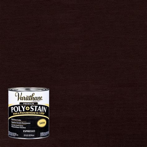 Varathane 1 qt. Espresso Satin Oil-Based Interior Stain and ...