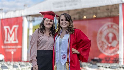 Sisters from Miami University classes of 2020 and 2021 celebrate commencement together - Miami ...