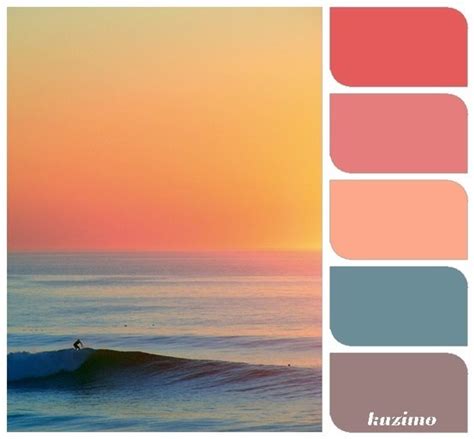 seaside color palettes - Google Search | Sunset color palette, Sunset colors