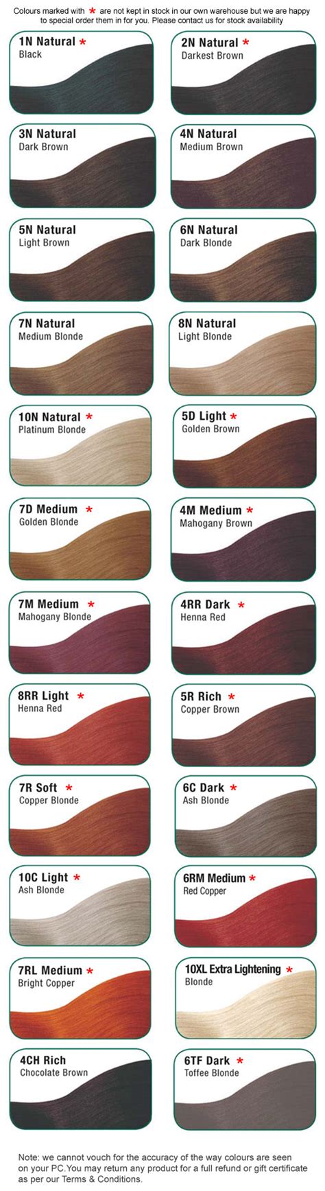 Tints of Nature Colour Chart | Organic natural hair products, Natural hair color, Natural hair ...