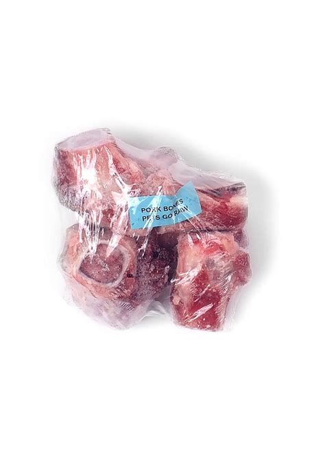 Pets Go Raw Pork Cut Femur Bone 1.5lbs - The Lloydminster Pet Pad Inc.