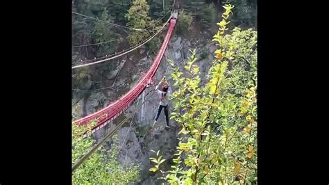 Niouc hanging bridge.You can bungee jump, zip-line or just walk,enjoy ...