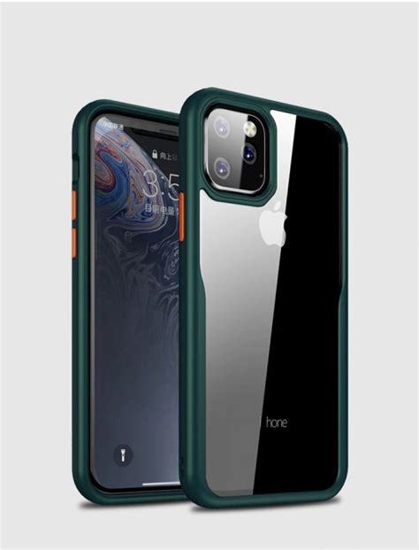 APPLE IPHONE 11 PRO – GREEN TRANSPARENT SHOCKPROOF CASE - Shop in Factory