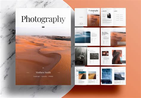 Free InDesign Photography Portfolio Template