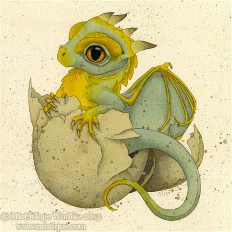 Hatchling by MistiqueStudio on deviantART | Dragon pictures, Cute dragon drawing, Dragon ...