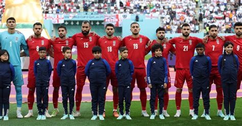 Iran soccer team silent during national anthem at World Cup match