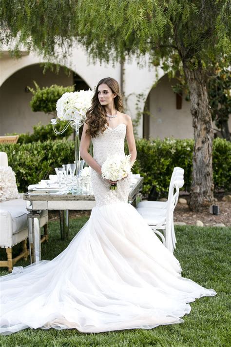 Glamorous White Wedding Inspiration | Ponte Vineyard Inn — Michelle Garibay Events | All white ...