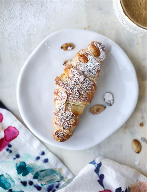 Puff Pastry Almond Croissants. - How Sweet Eats