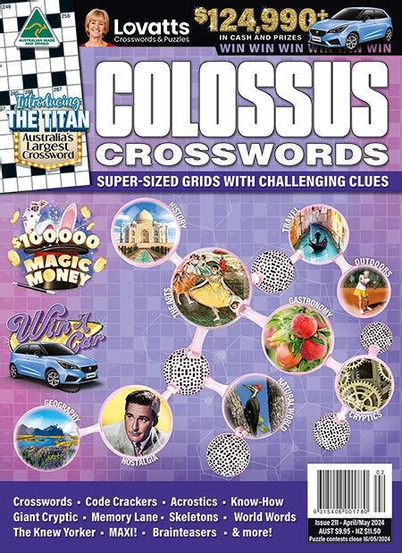 Lovatts Colossus Crosswords | Magshop