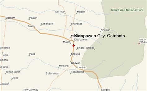 kidapawan - kidapawan city map