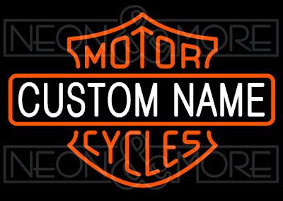 Custom Neon Signs: Harley Davidson Neon Signs: Custom Neon Harley Signs