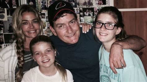 Charlie Sheen Shares a Sweet Pic With Denise Richards and Their Daughters Looking So Grown Up ...