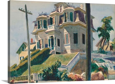 Haskell's House, by Edward Hopper, 1924, American painting Wall Art ...