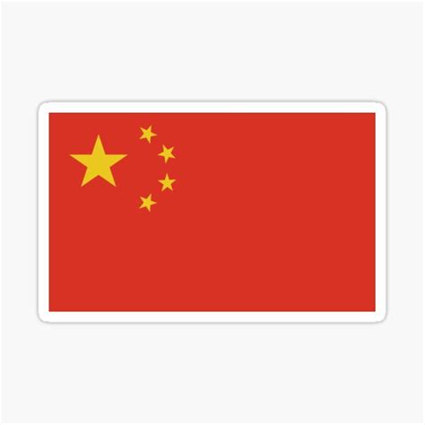 "china flag sticker | china flag t-shirt | china flag poster " Sticker ...