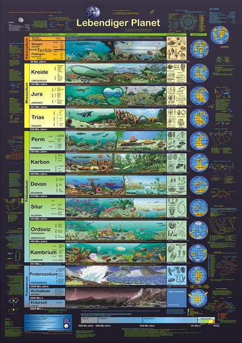 Lebendiger Planet Poster deutsch DIN A1 Science Chart, Science Facts ...