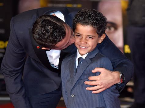 Cristiano Ronaldo and His Son at the Premiere of Ronaldo | POPSUGAR ...