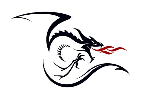 Download Tattoo Dragon Simple PNG