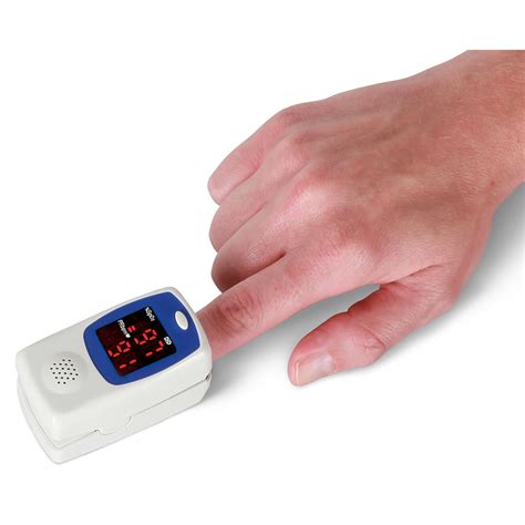 The Talking Fingertip Heart Rate Monitor - Hammacher Schlemmer