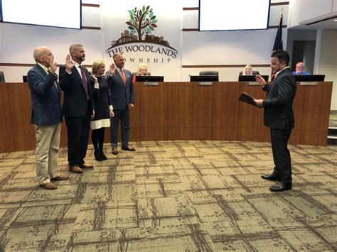 New members of The Woodlands Township board of directors sworn in at Nov. 30 meeting | Community ...