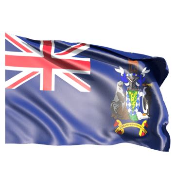 South Georgia Flag Waving, South Georgia Flag With Pole, South Georgia Flag Waving Transparent ...