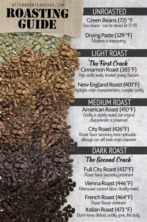 Coffee Roasting Guide | Raw coffee beans, Roasted coffee beans, Coffee roasting