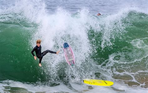 Biggest south swell of season slamming Southern California beaches ...