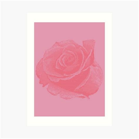 "ASCII Rose" Art Print for Sale by ConnerDavis | Redbubble