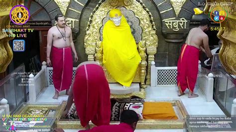 SHIRDI SHRI SAI LIVE #MANGAL SNAAN, #MAJHE PANDHARPUR AARTIDARSHAN # SaibhakthTv | singing, Sai ...