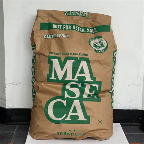 Maseca Instant Corn Masa Flour - 22.65kg (50lb) Bag - Aztec Mexican Products and Liquor ...