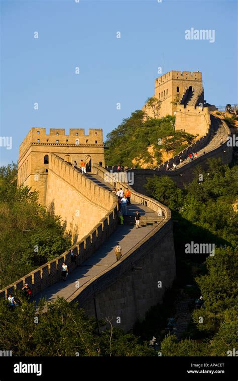 Great Wall in Badaling Stock Photo - Alamy