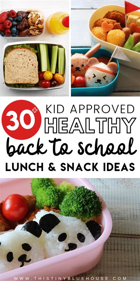 30+ Back To School Lunch Ideas For Kids - This Tiny Blue House